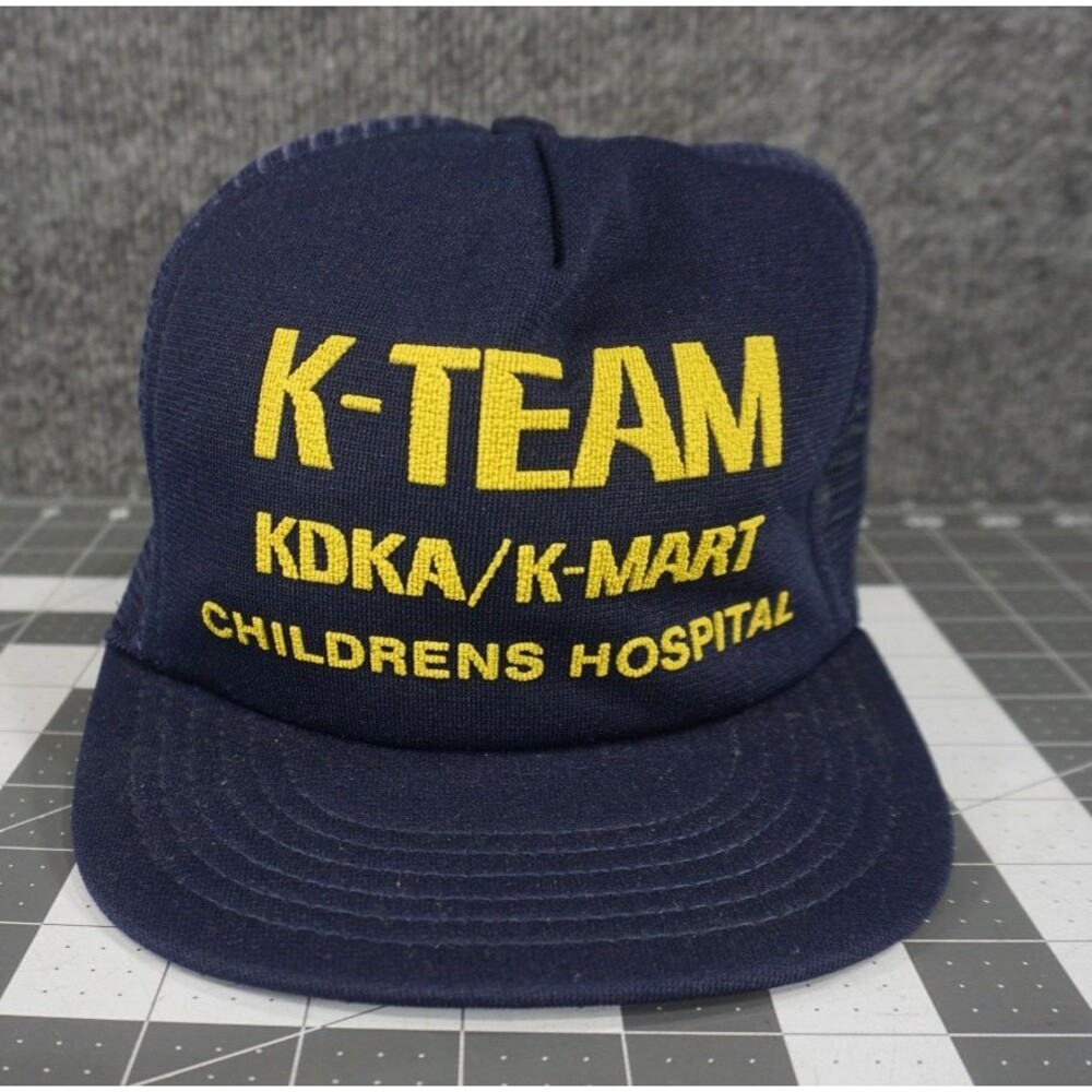 K Team KDKA K Mark Childrens Hospital Mesh Snapback Trucker Hat Made USA